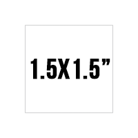 Custom Stickers 1.5x1.5" Square Stickers