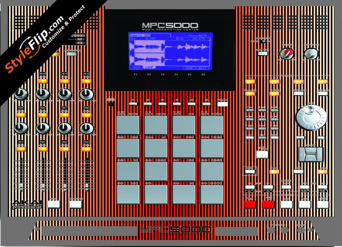 Red Stripes Akai MPC-5000