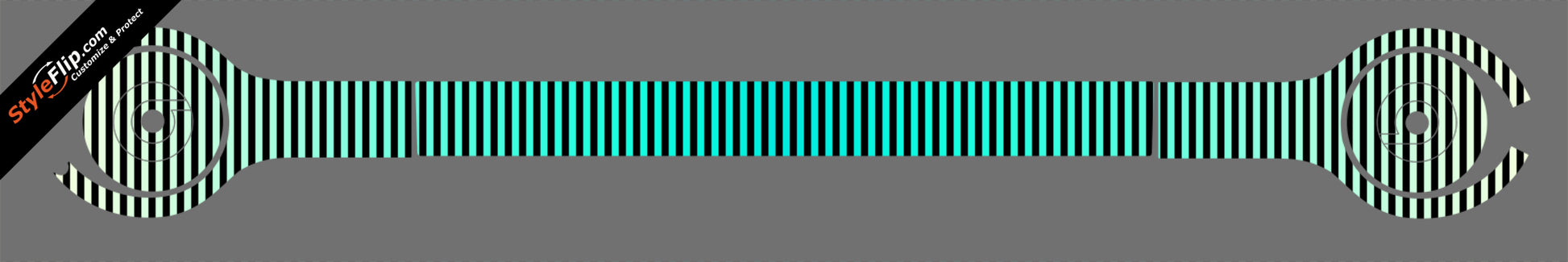 Teal Stripes Beats By Dr. Dre Solo 3 Wireless