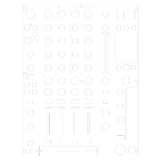 DJ X1800 PRIME Professional 4-Channel DJ Club Mixer