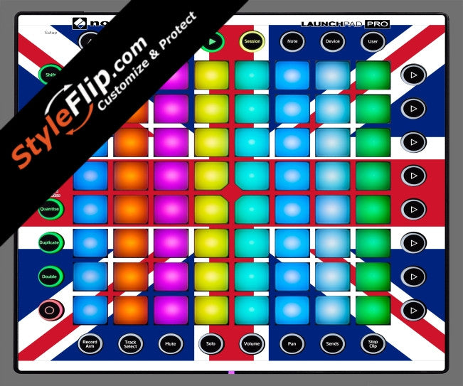 United Kingdom Flag Novation Launchpad Pro