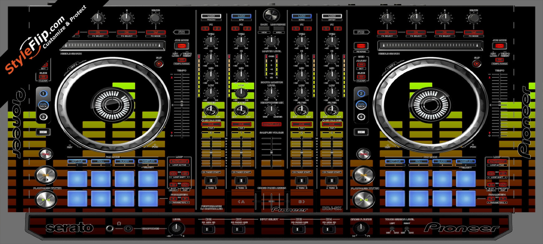 Warm Equalizer Pioneer DDJ-SX