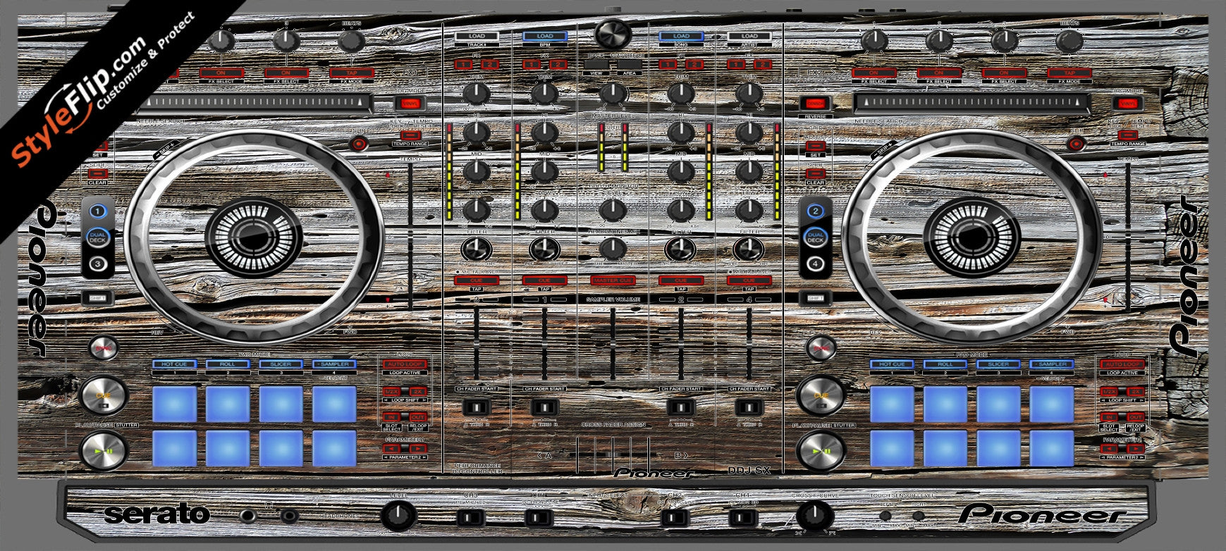 Weathered Wood  Pioneer DDJ-SX