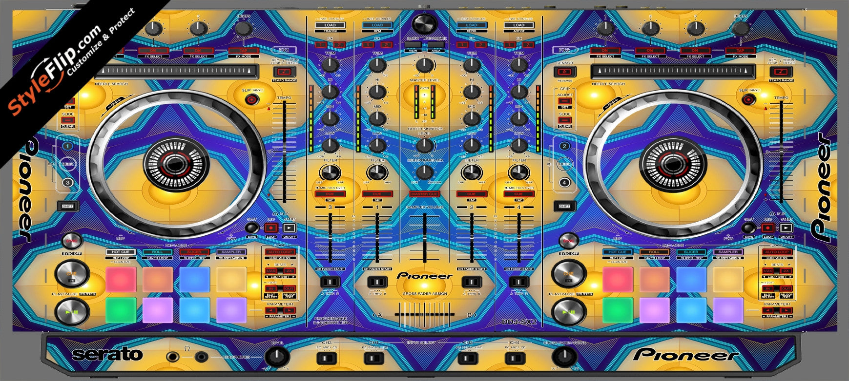Honeycomb  Pioneer DDJ-SX2