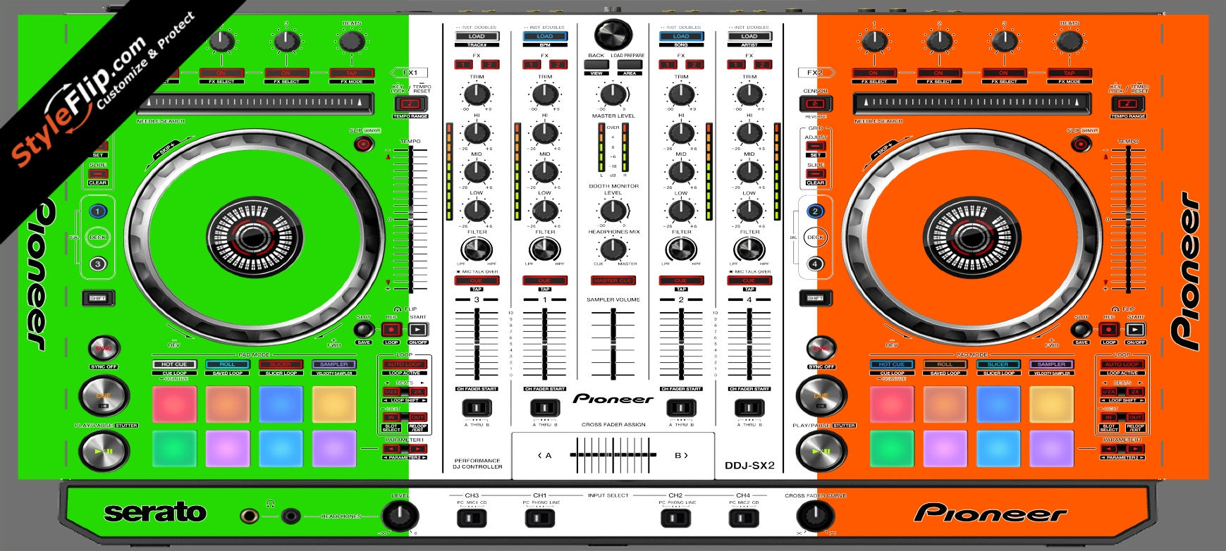Irish Flag  Pioneer DDJ-SX2