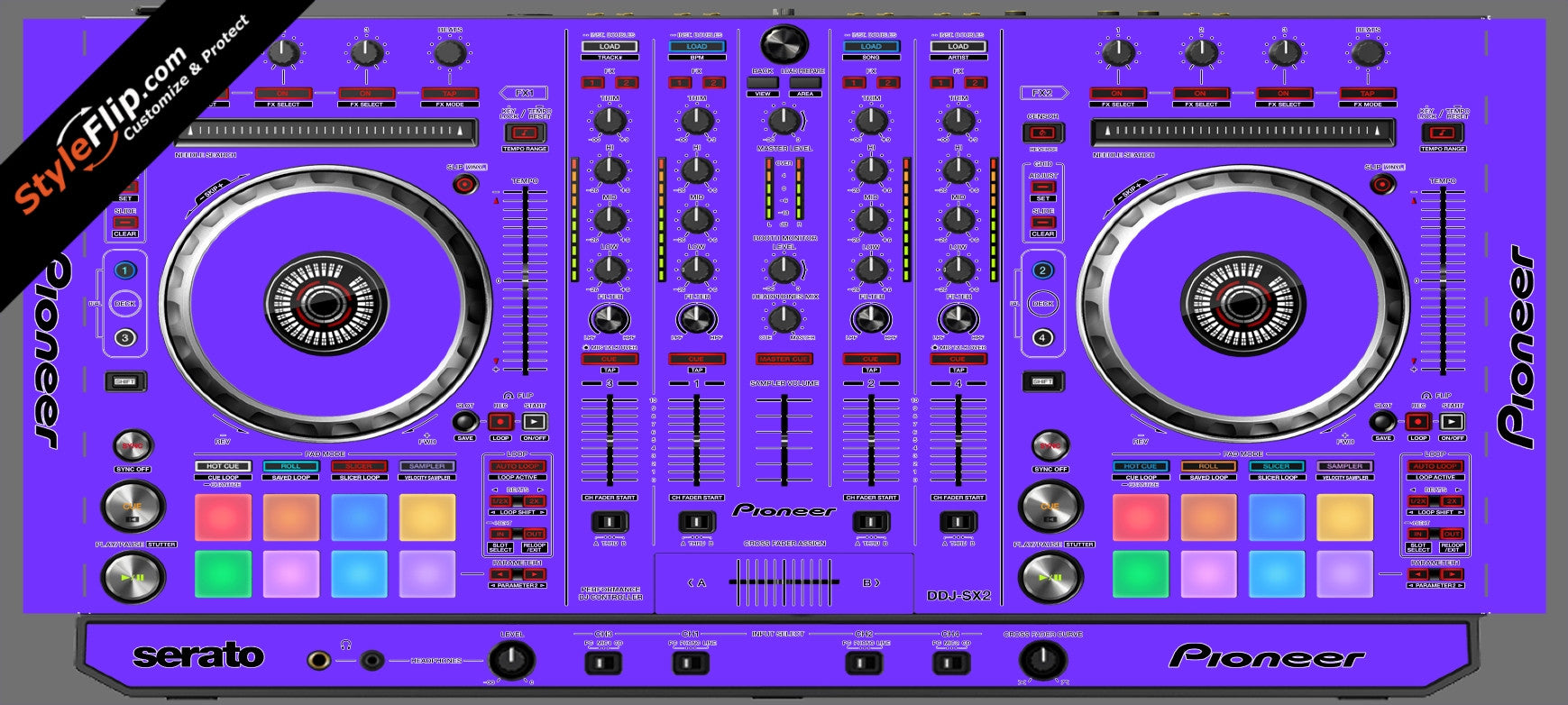 Solid Purple Pioneer DDJ-SX2