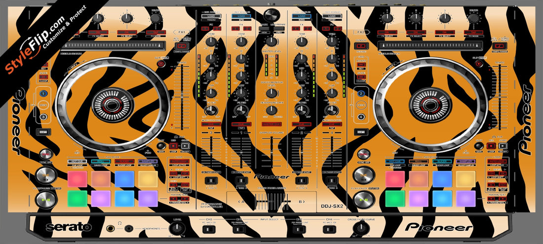 Tiger Stripes Pioneer DDJ-SX2
