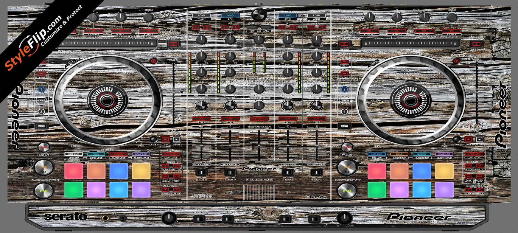 Weathered Wood  Pioneer DDJ-SX2