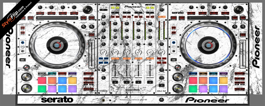 White Marble Pioneer DDJ-SZ