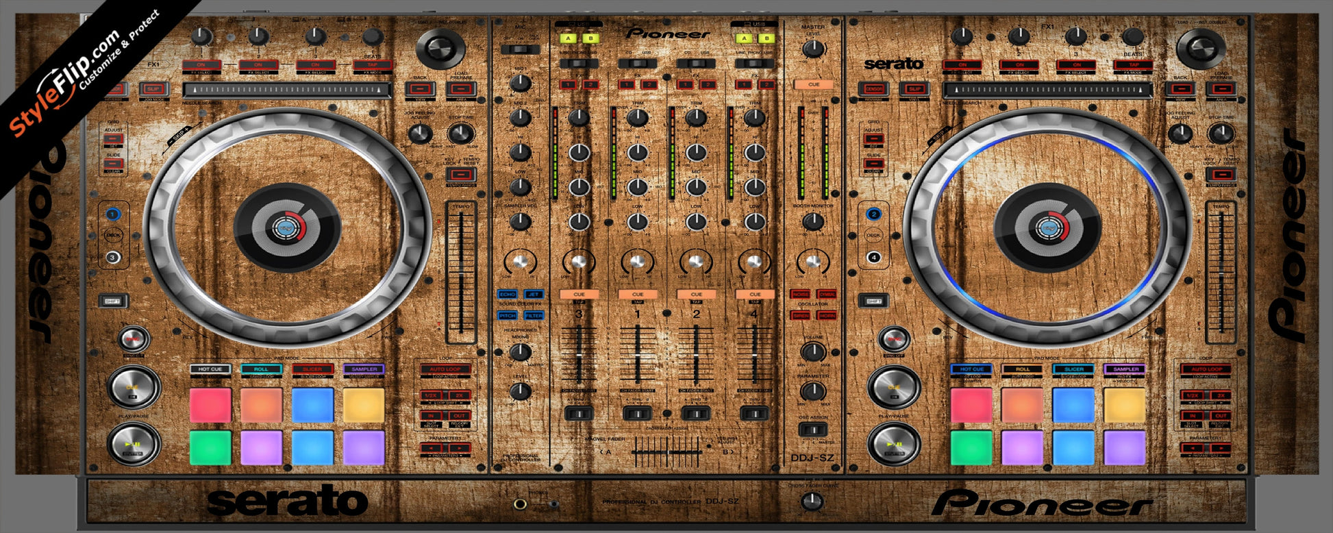 Wood Panels  Pioneer DDJ-SZ