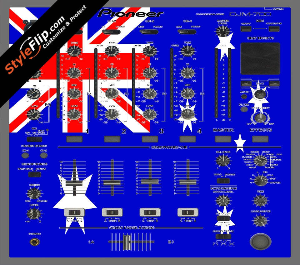 Australian Flag  Pioneer DJM 700