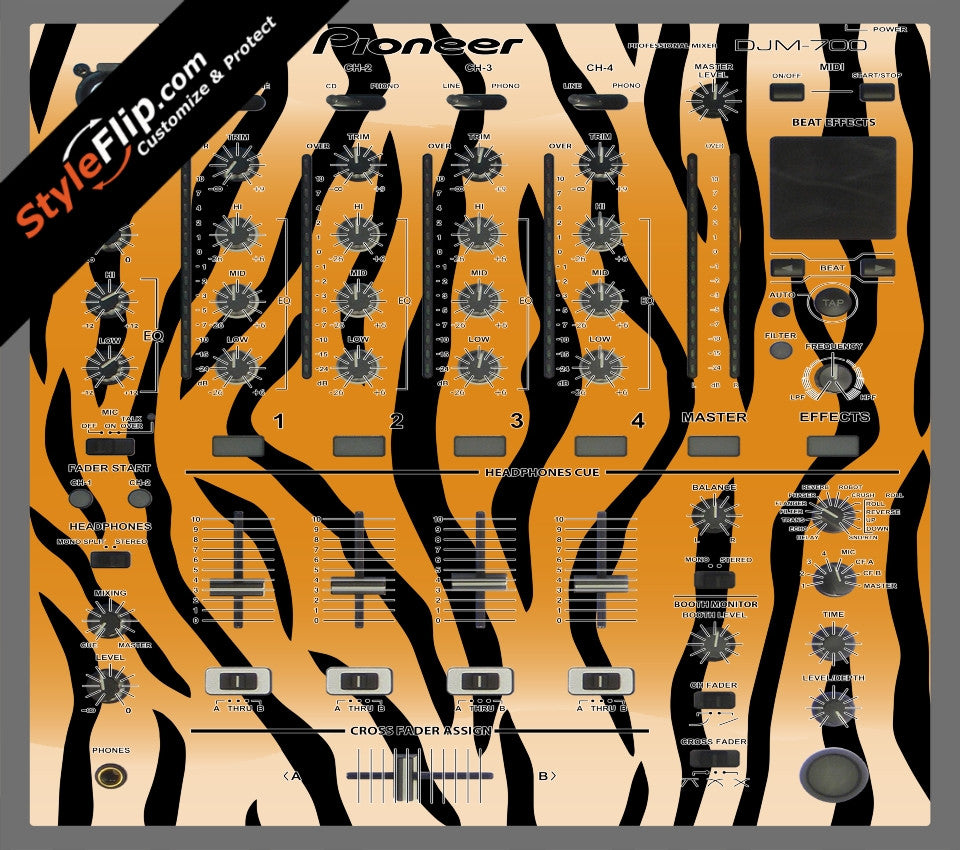 Tiger Stripes Pioneer DJM 700
