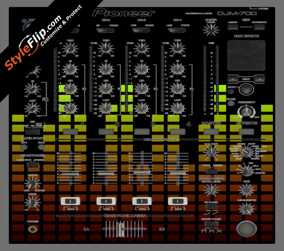 Warm Equalizer Pioneer DJM 700