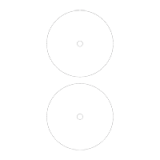 7" Record Labels - (Includes 2 pairs, 4 total)