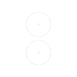 12" Record Labels - (Includes 2 pair, 4 total)