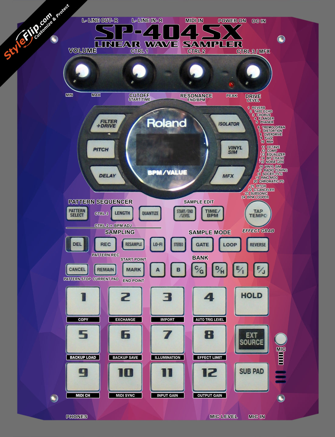 Blue Dreams Roland SP-404 SX