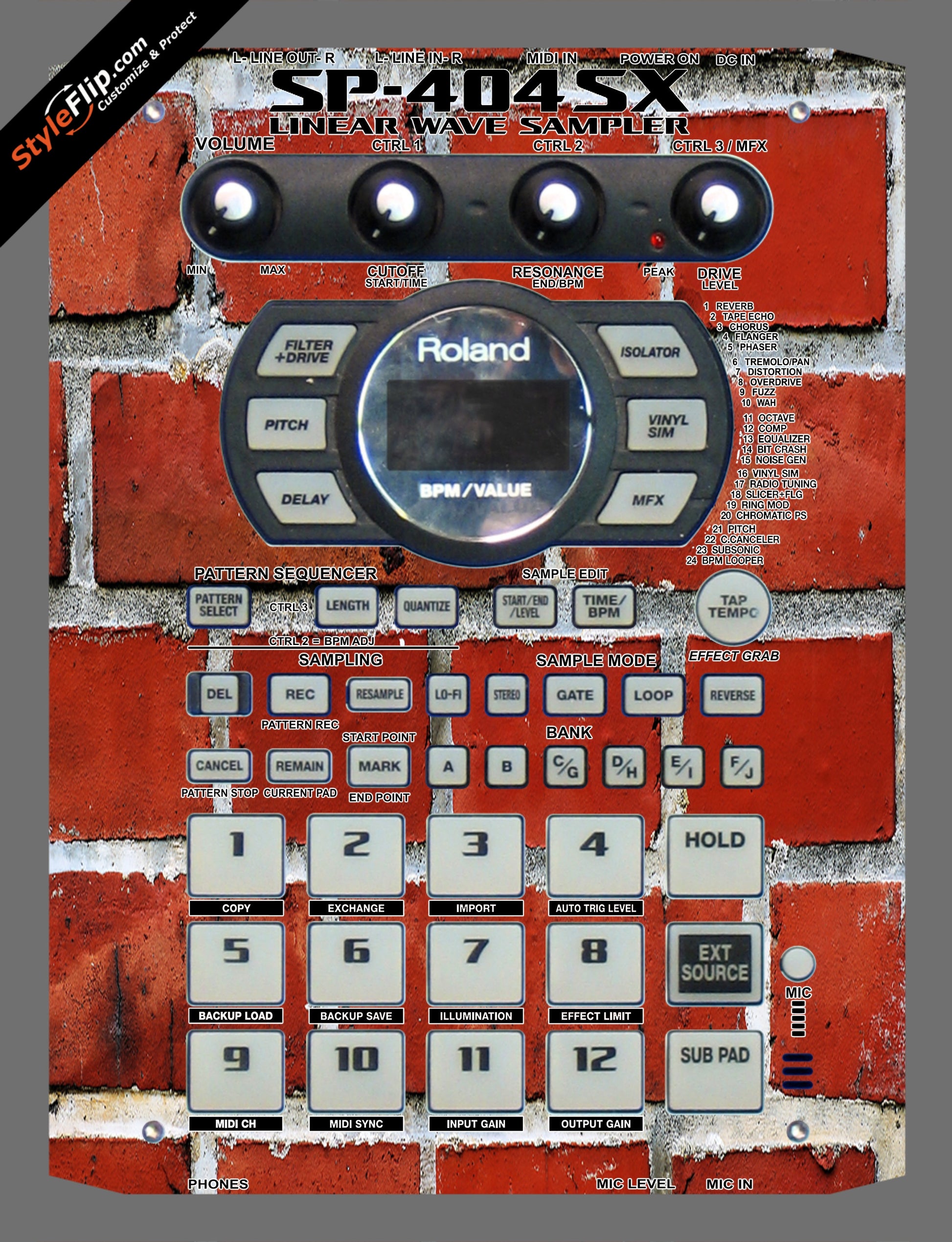 The Wall Roland SP-404 SX