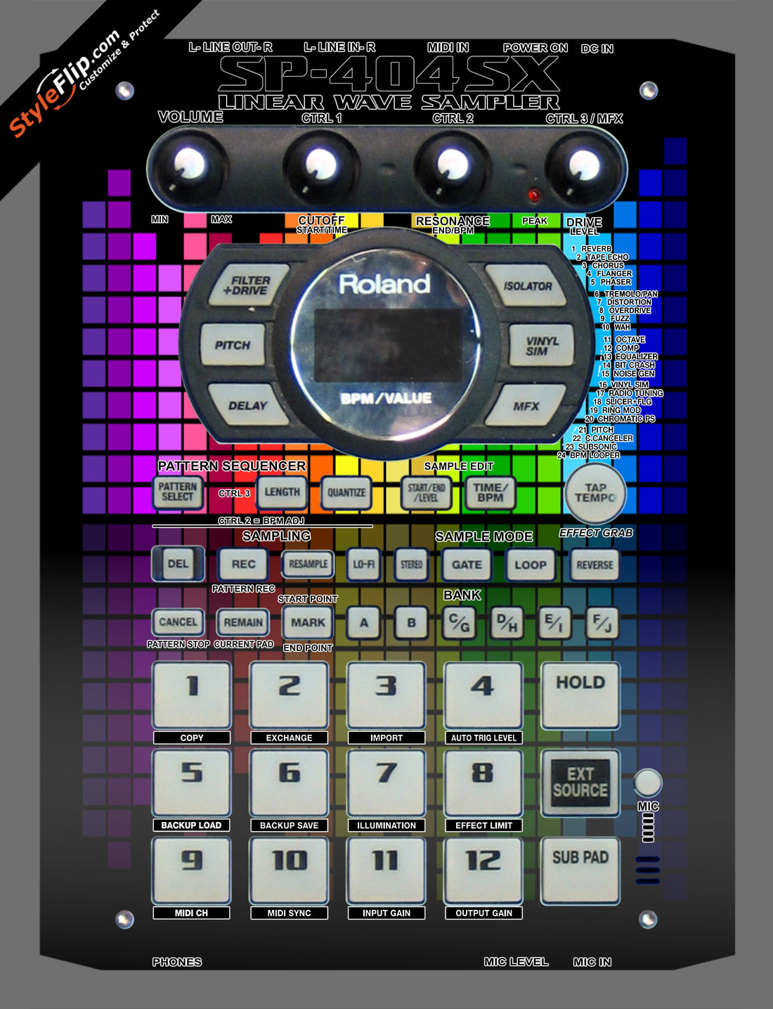 Turn Up  Roland SP-404 SX