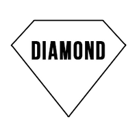 Custom Stickers 4"4" Diamond