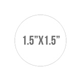 Custom Stickers 1.5"x1.5" Circle Stickers