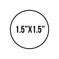 Custom Stickers 1.5"x1.5" Circle Stickers