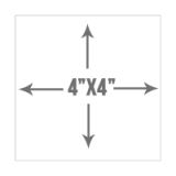 Custom Stickers 4"x4" Square Stickers