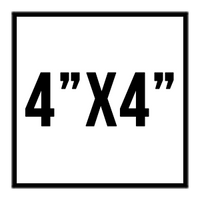 Custom Stickers 4"x4" Square Stickers