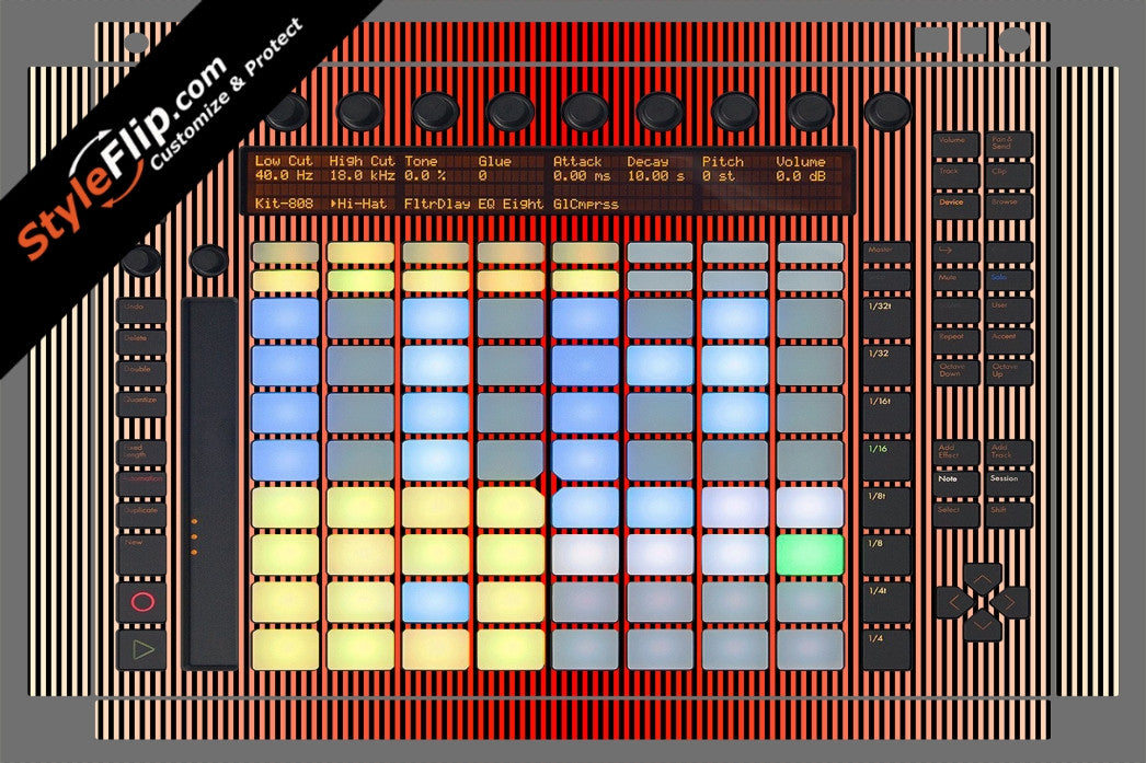Red Stripes Ableton Push