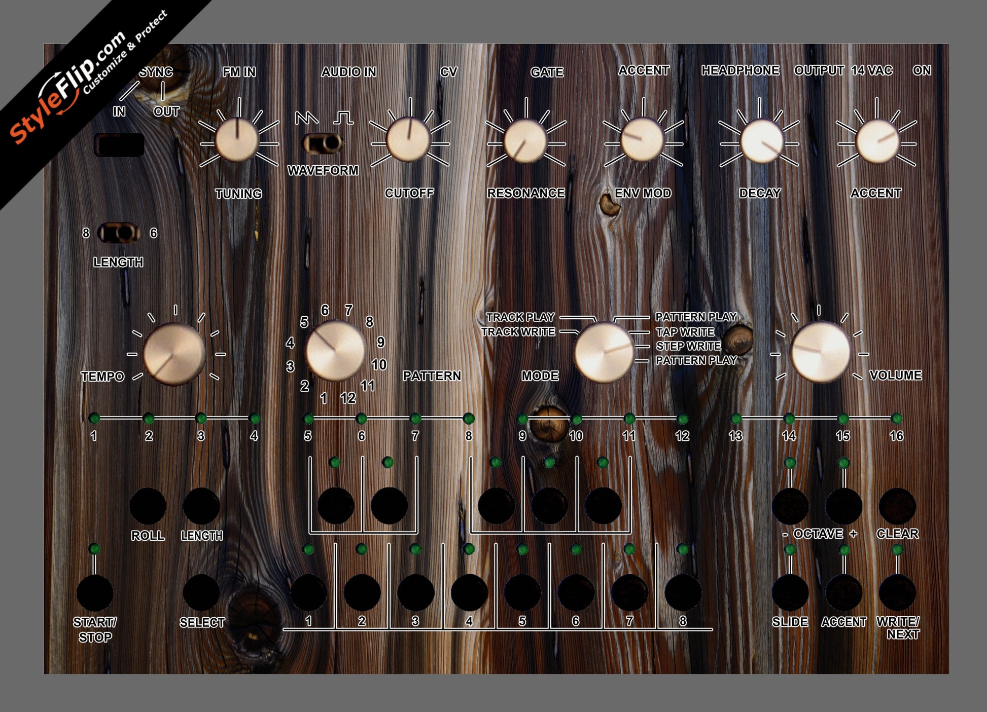 Dark Wood  Acidlab Bassline 2