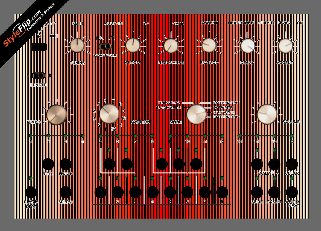 Red Stripes Acidlab Bassline 2
