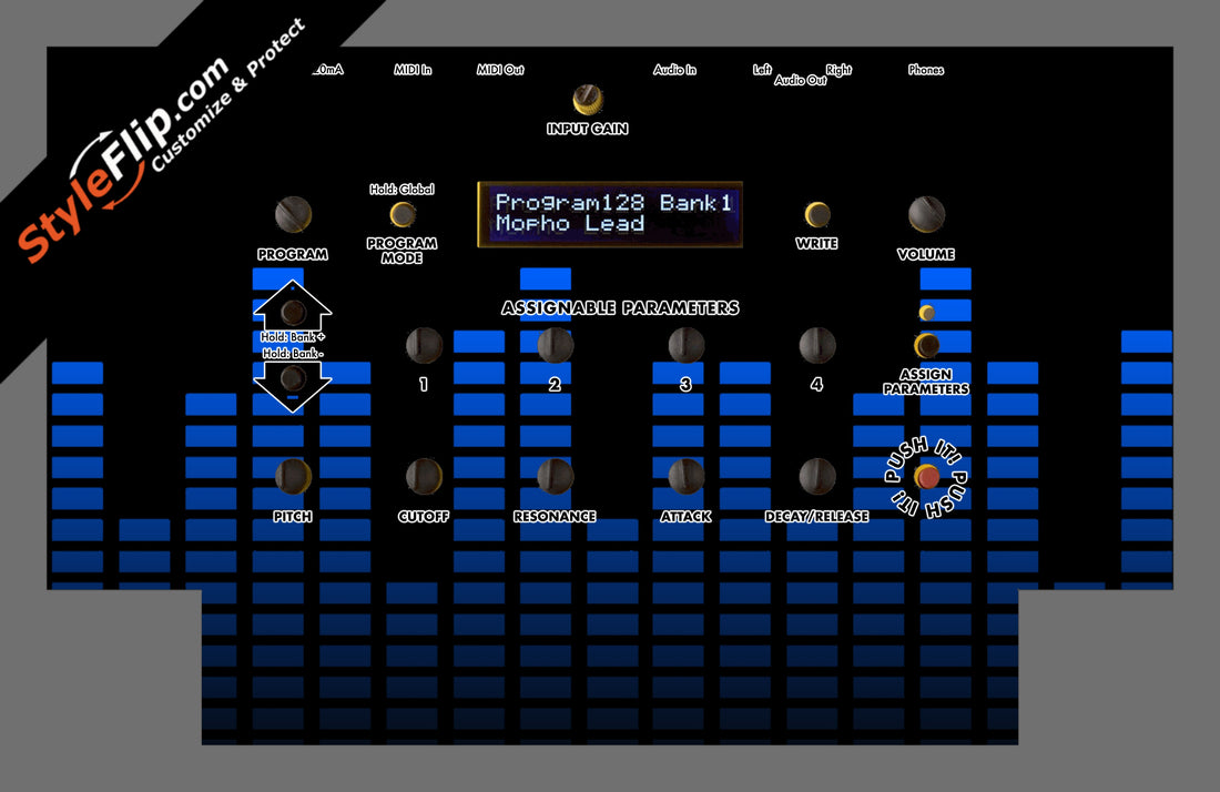 Blue Equalizer Dave Smith Instruments Mopho