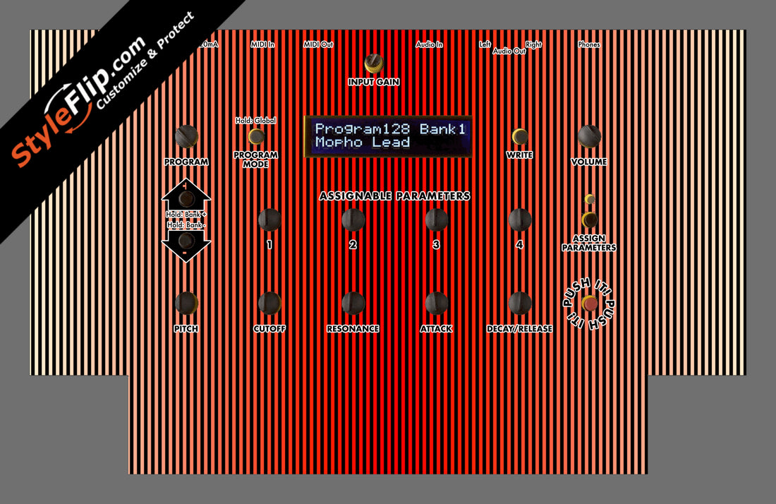 Red Stripes Dave Smith Instruments Mopho