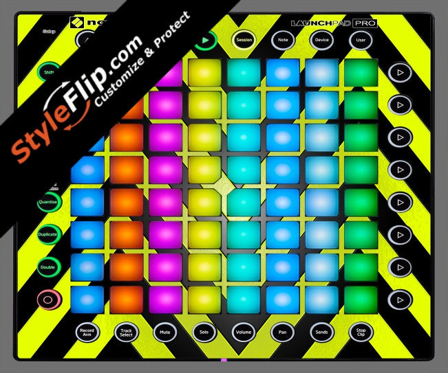 Black & Yellow Chevron Novation Launchpad Pro