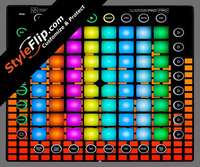 Orange Equalizer  Novation Launchpad Pro