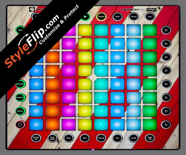 Striped Wood  Novation Launchpad Pro