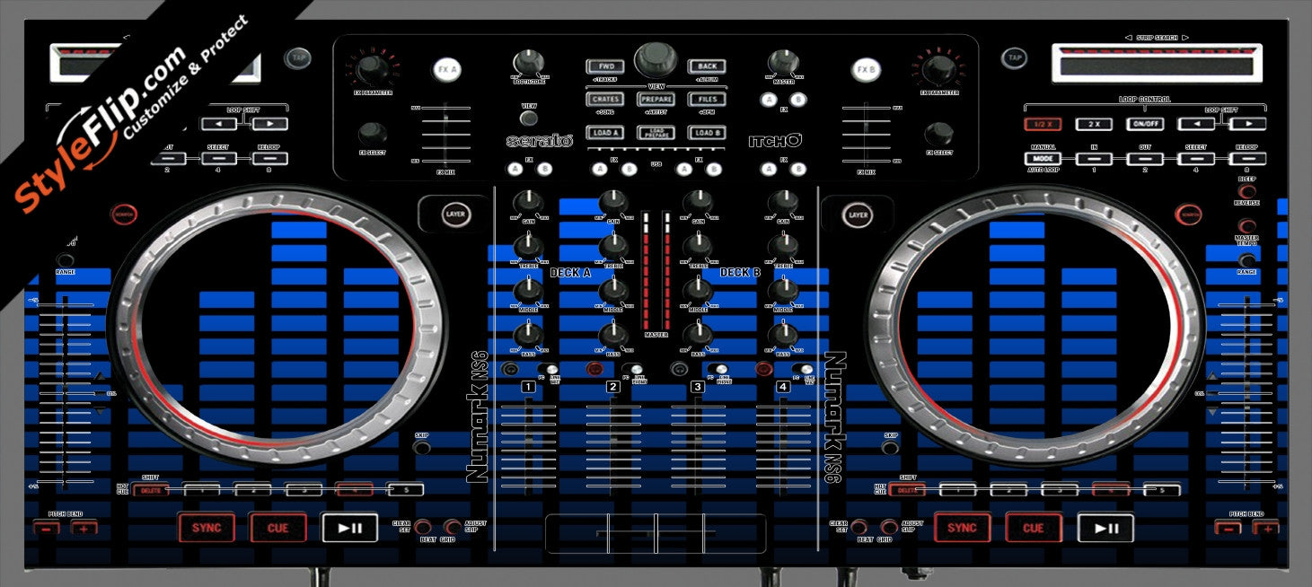 Blue Equalizer Numark NS-6