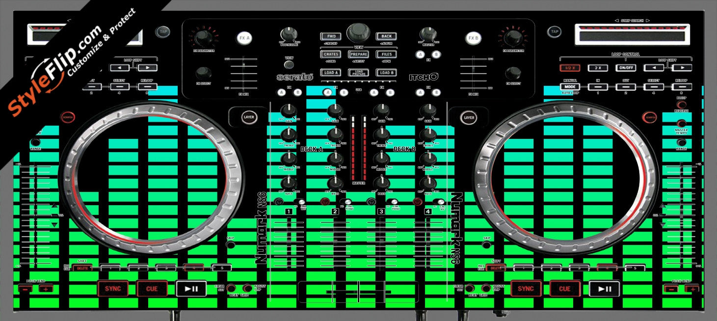 Green Equalizer  Numark NS-6