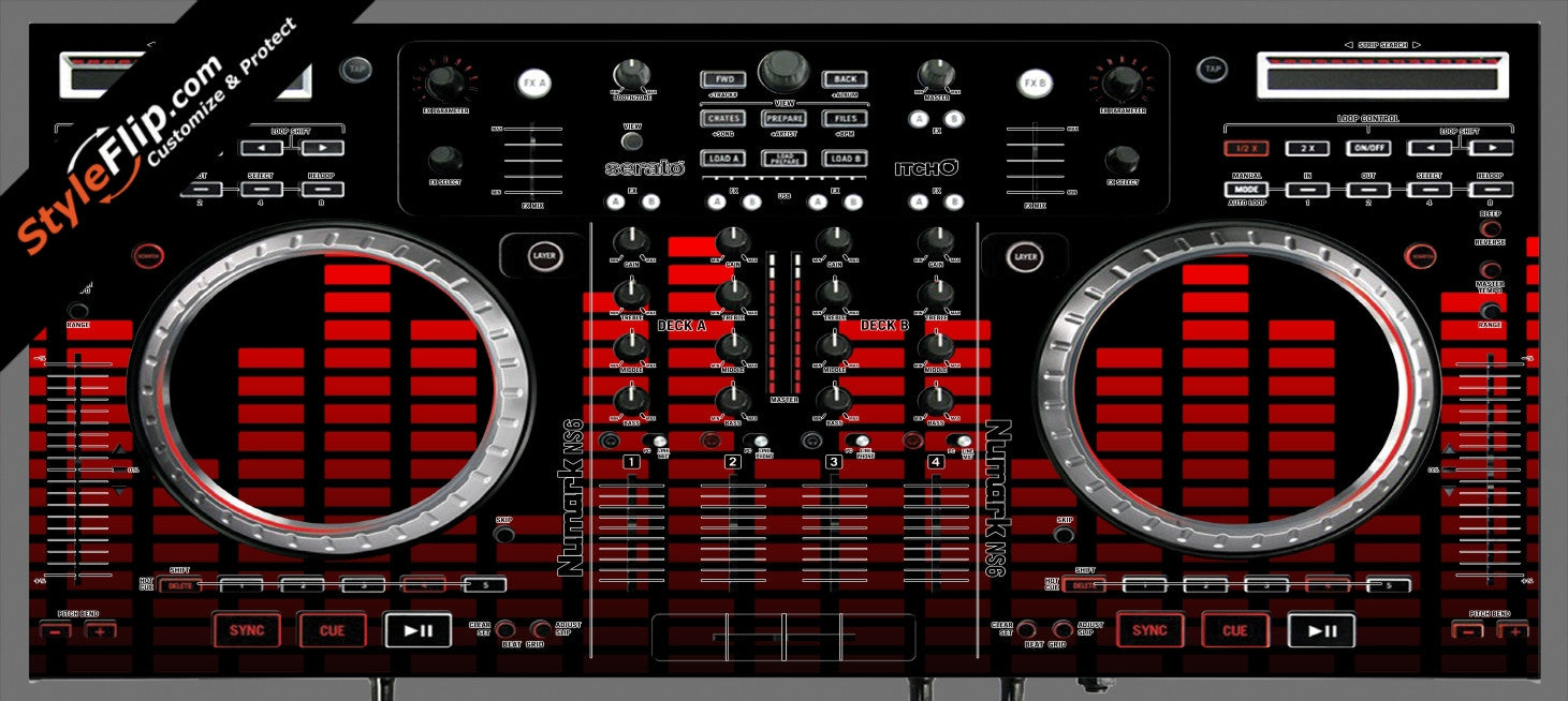 Red Equalizer Numark NS-6