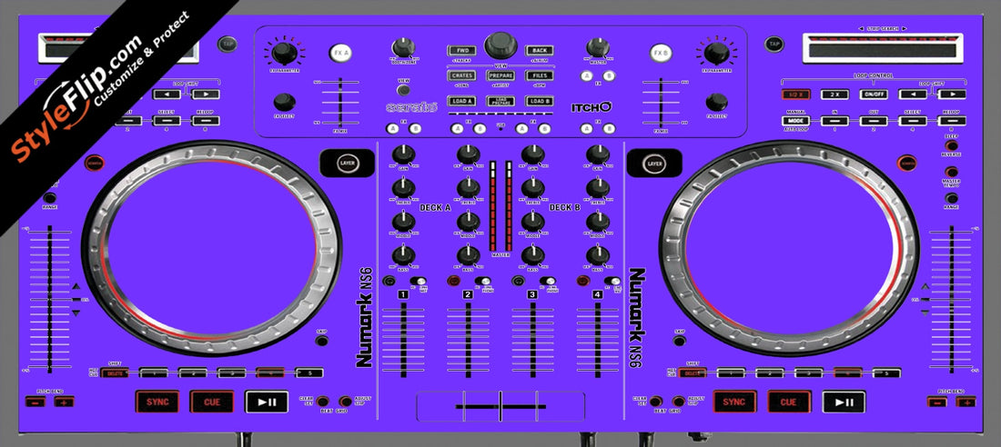 Solid Purple Numark NS-6