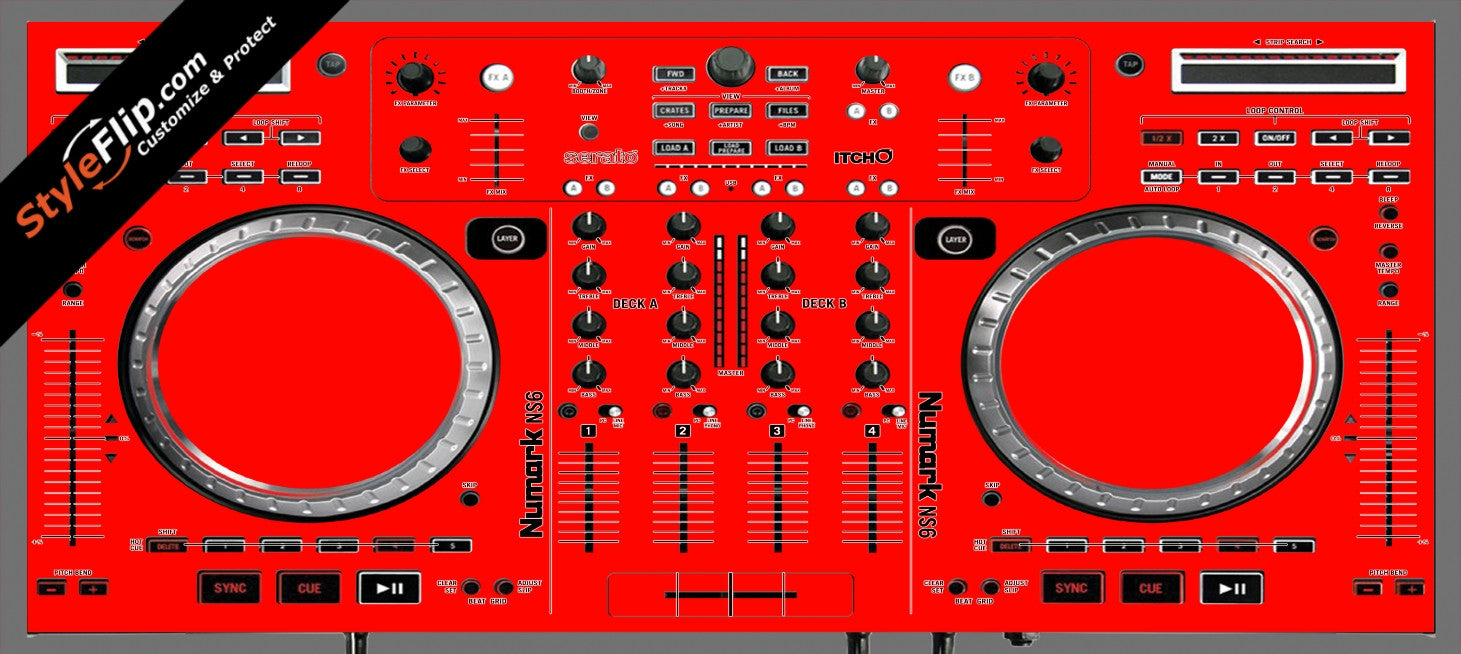 Solid Red Numark NS-6