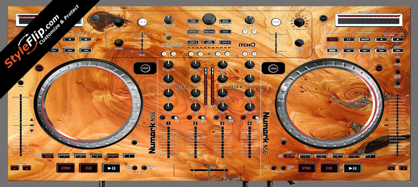 Stained Wood Numark NS-6