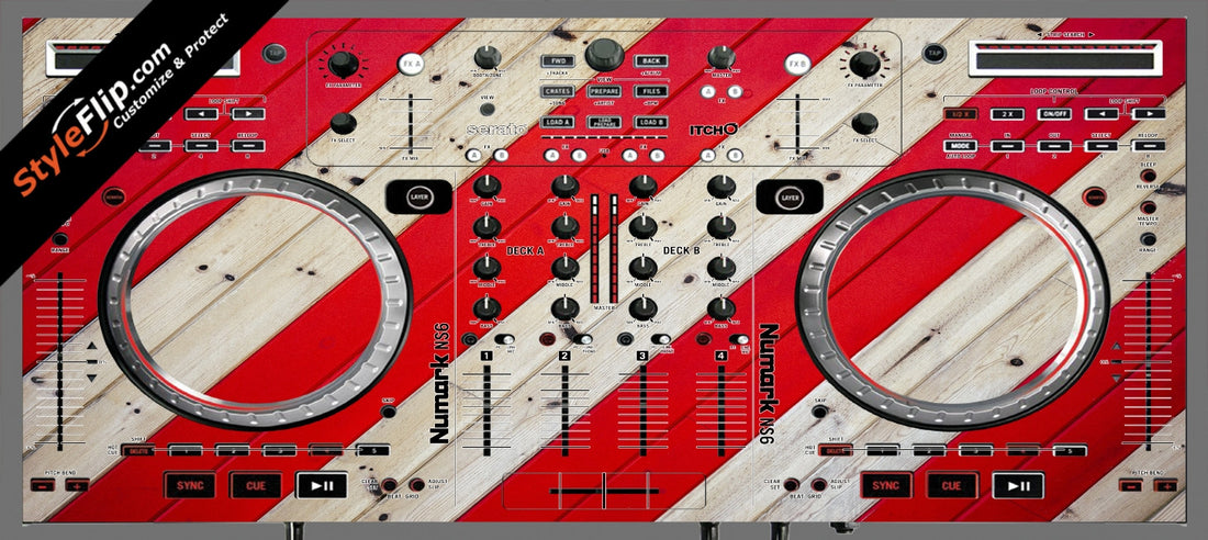 Striped Wood  Numark NS-6