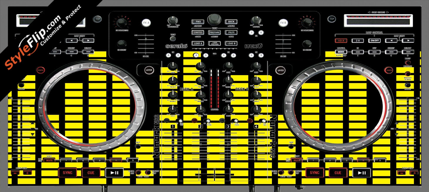Yellow Equalizer  Numark NS-6