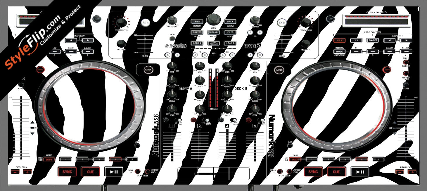 Zebra Print Numark NS-6
