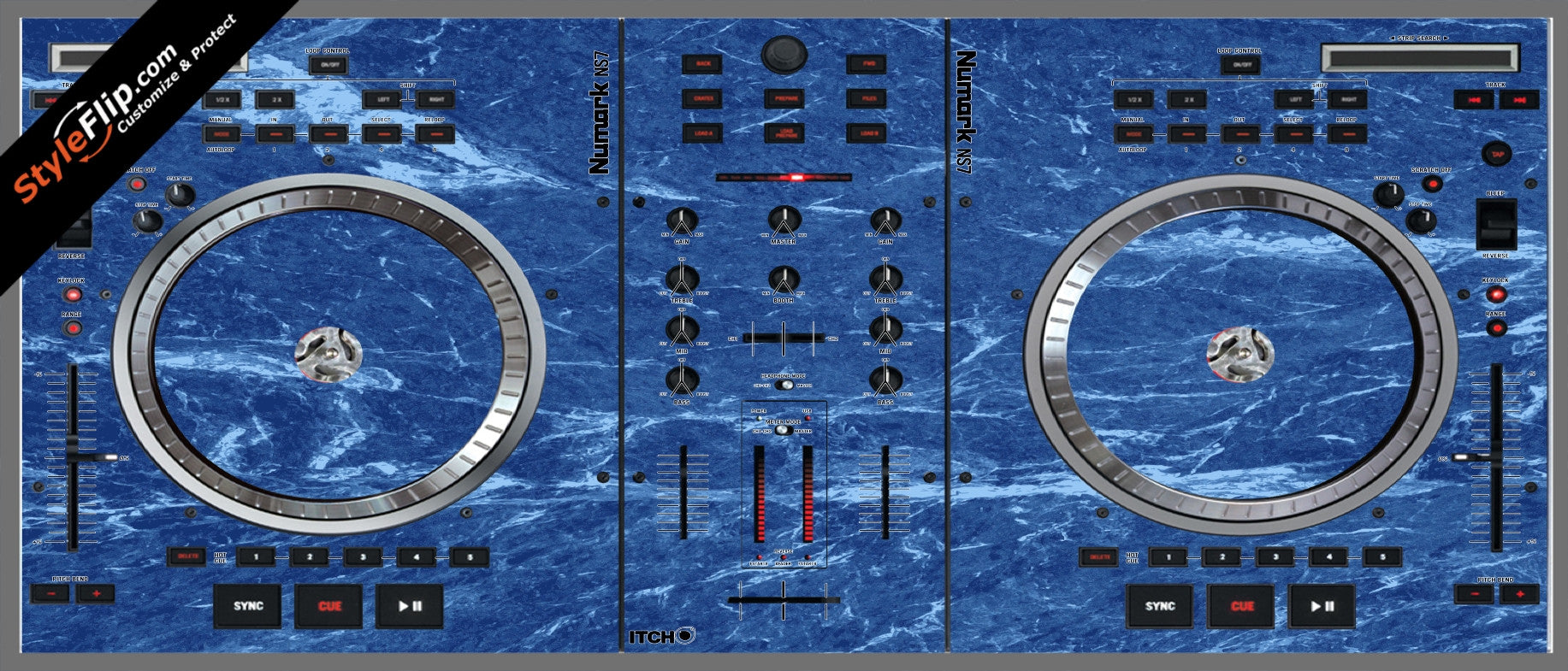 Blue Marble  Numark NS-7