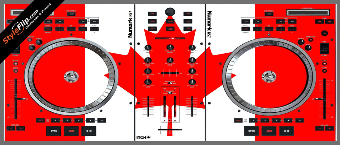 Canadian Flag  Numark NS-7