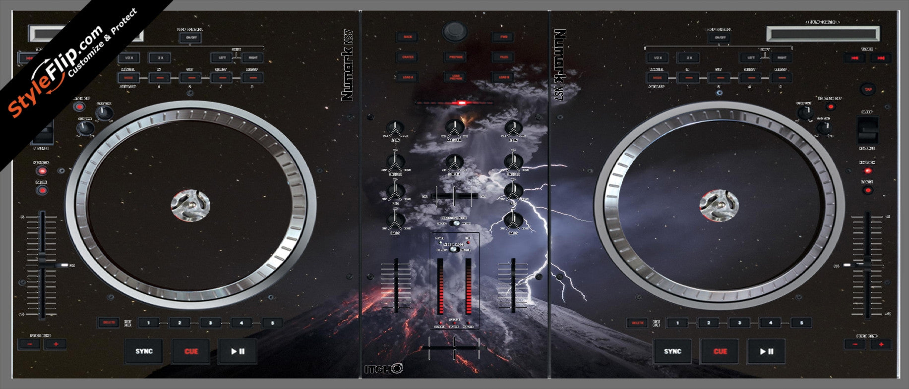 Dark As Night  Numark NS-7