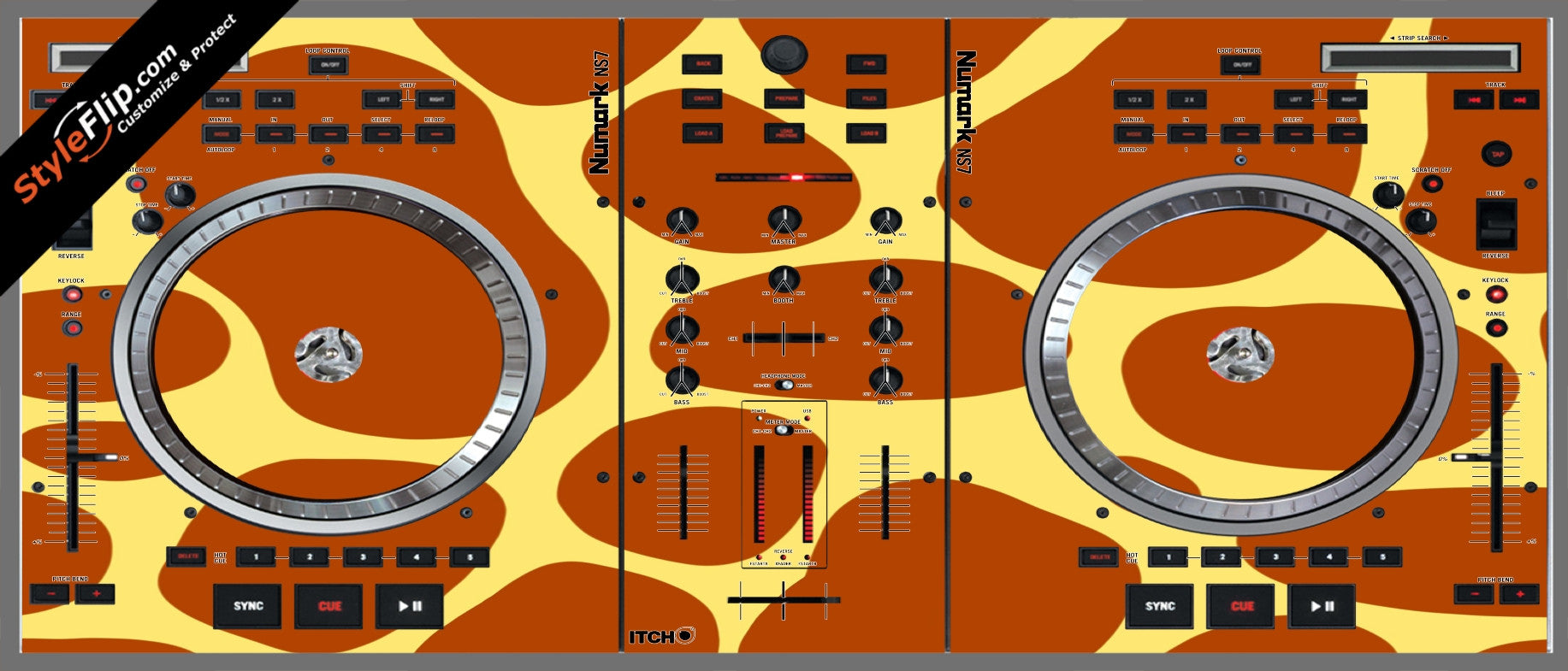Giraffe Print  Numark NS-7