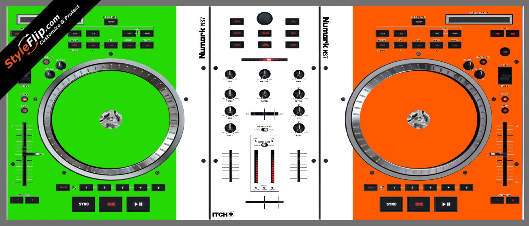 Irish Flag  Numark NS-7