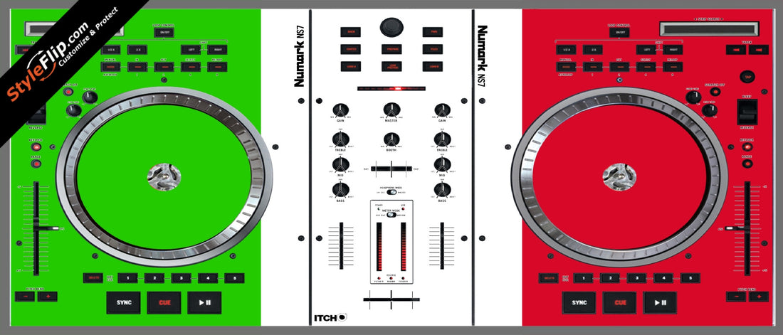 Italian Flag  Numark NS-7